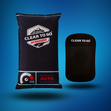 Clear to go bag und anti rutsch Pad.